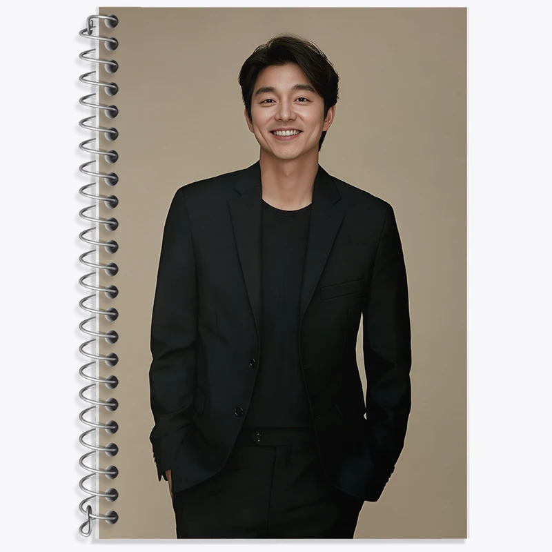 دفتر زبان 50 برگ خندالو مدل دو خط طرح گونگ یو کد F11149