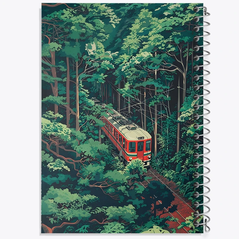 دفتر طراحی 50 برگ خندالو طرح قطار کد F4113