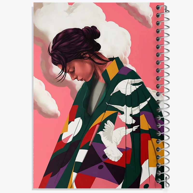 دفتر لیست خرید 50 برگ خندالو طرح دخترانه فانتزی کد N8425