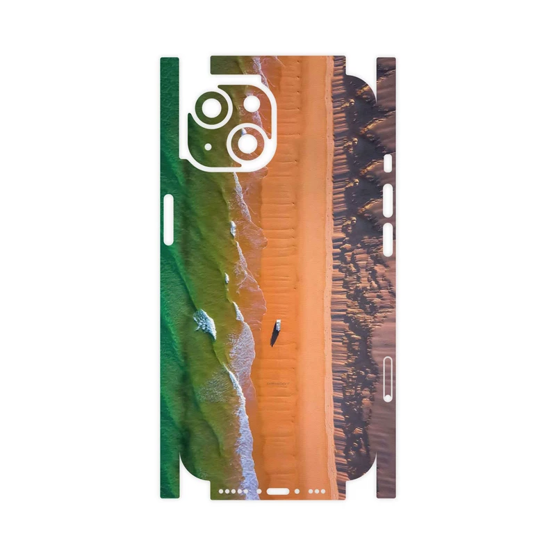 برچسب پوششی ماهوت مدل Beach and Green Sea-FullSkin مناسب برای گوشی موبایل اپل iPhone 14