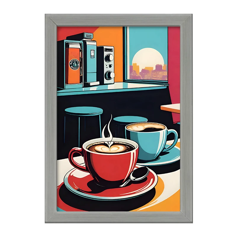 تابلو خندالو طرح قهوه (Coffee) کد F10399