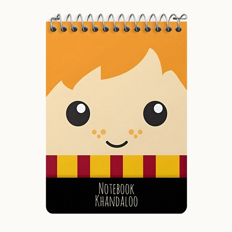 دفتر یادداشت 50 برگ خندالو طرح ویزلی هری پاتر (Harry Potter) کد N7214