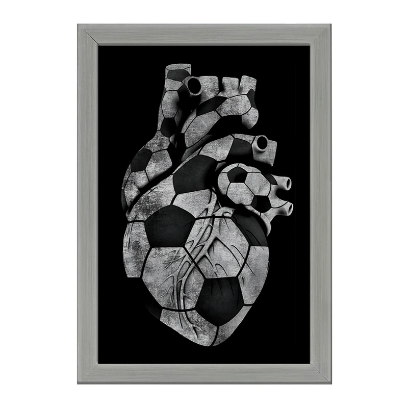 تابلو خندالو طرح قلب فوتبالی کد F4816