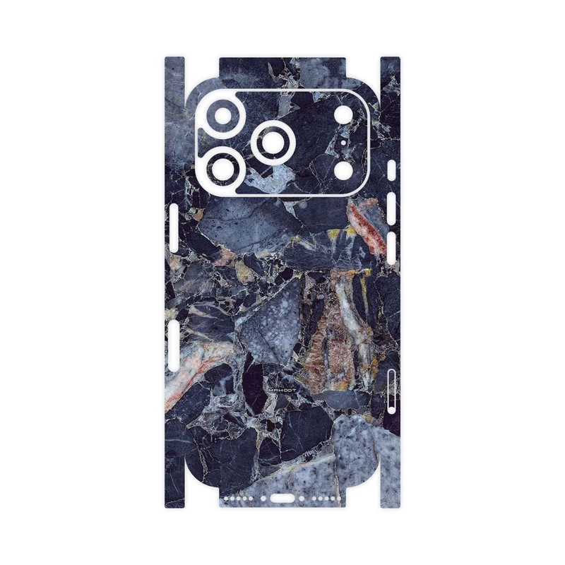 برچسب پوششی ماهوت مدل Broken black marble-FullSkin مناسب برای گوشی موبایل اپل iPhone 17 Pro