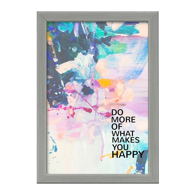 تابلو خندالو طرح Do More Of What Makes You Happy کد F11539