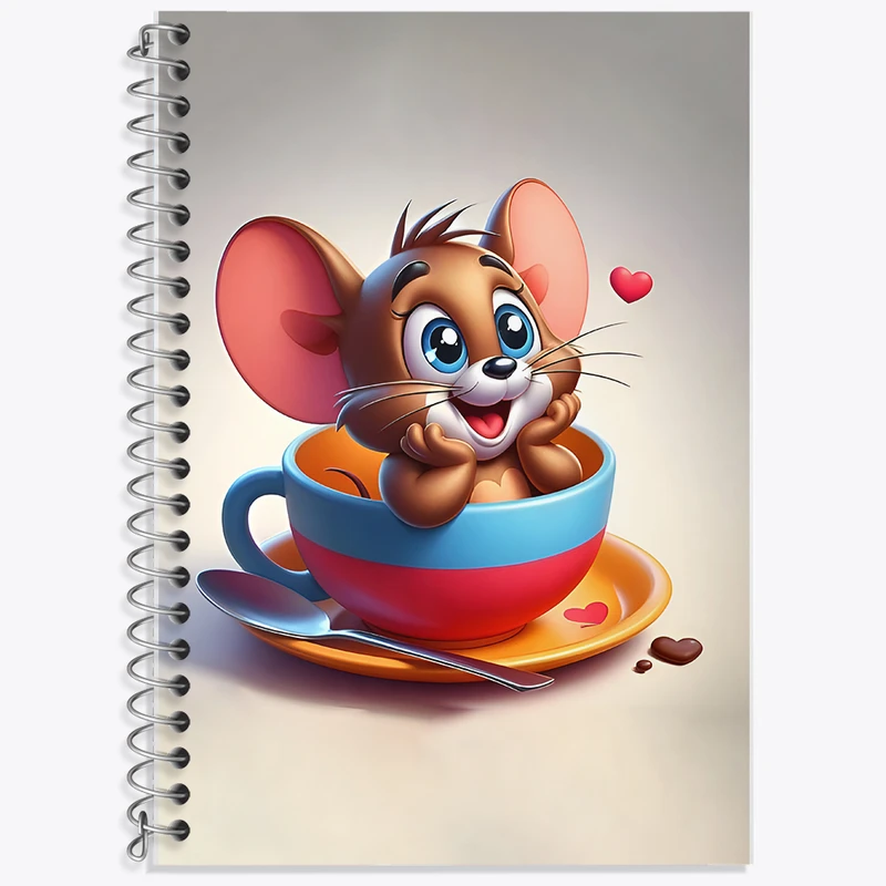 دفتر نت موسیقی 50 برگ خندالو طرح جری (Jerry) کد F11814