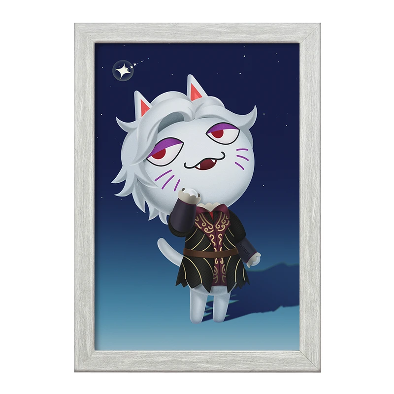 تابلو خندالو طرح بازی انیمال کراسینگ (Animal Crossing) کد 32650