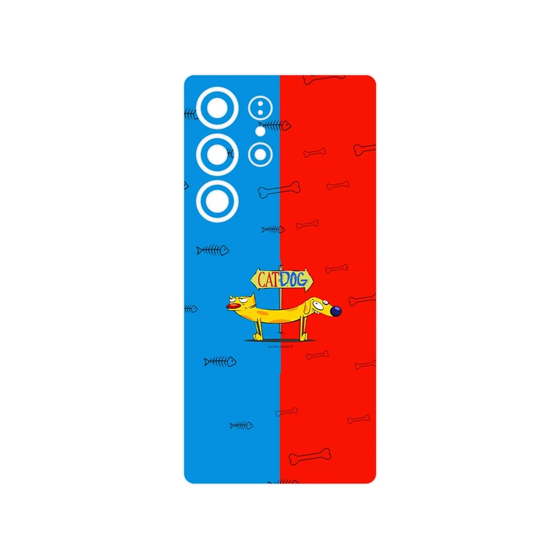 برچسب پوششی ماهوت مدل CatDog مناسب برای گوشی موبایل سامسونگ Galaxy S25 Ultra