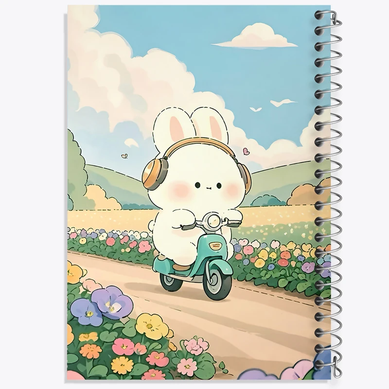 دفتر نقاشی 50 برگ خندالو طرح خرگوش کیوت کد N9141