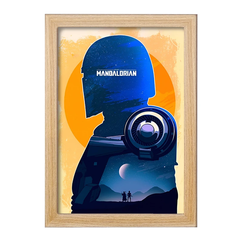 تابلو خندالو طرح مندلورین (The Mandalorian) کد F13752