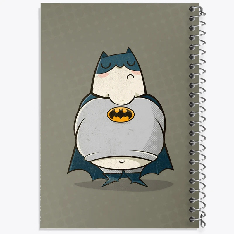 دفتر طراحی 50 برگ خندالو طرح بتمن Batman کد 25822
