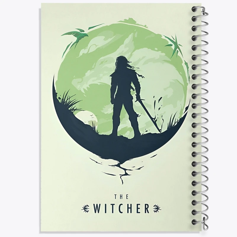 دفتر ژورنال نویسی 50 برگ خندالو مدل نقطه ای طرح ویچر (The Witcher) کد F13614
