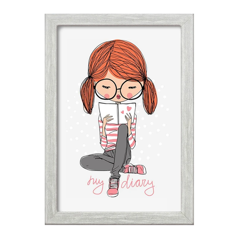 تابلو خندالو طرح دخترونه  کد 1626