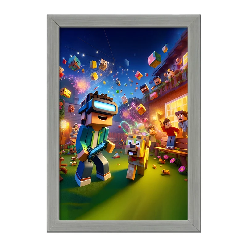 تابلو خندالو طرح ماینکرافت (Minecraft) کد F3545