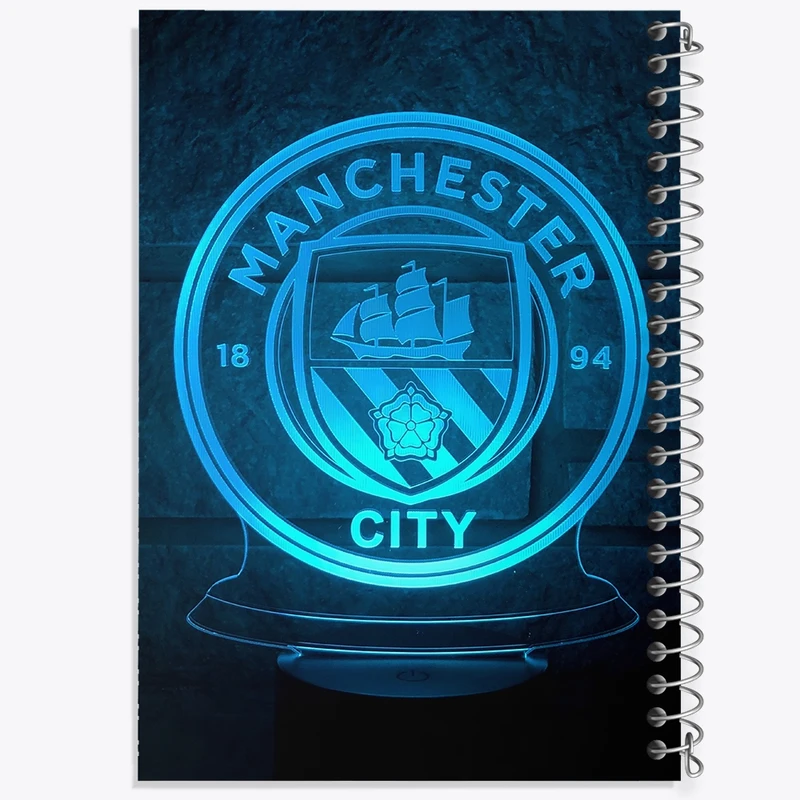 دفتر طراحی 50 برگ خندالو طرح باشگاه منچستر سیتی Manchester City  کد 2069