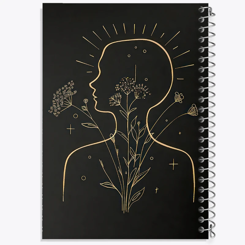 دفتر مشق 50 برگ خندالو طرح دخترانه مینیمال کد F3094