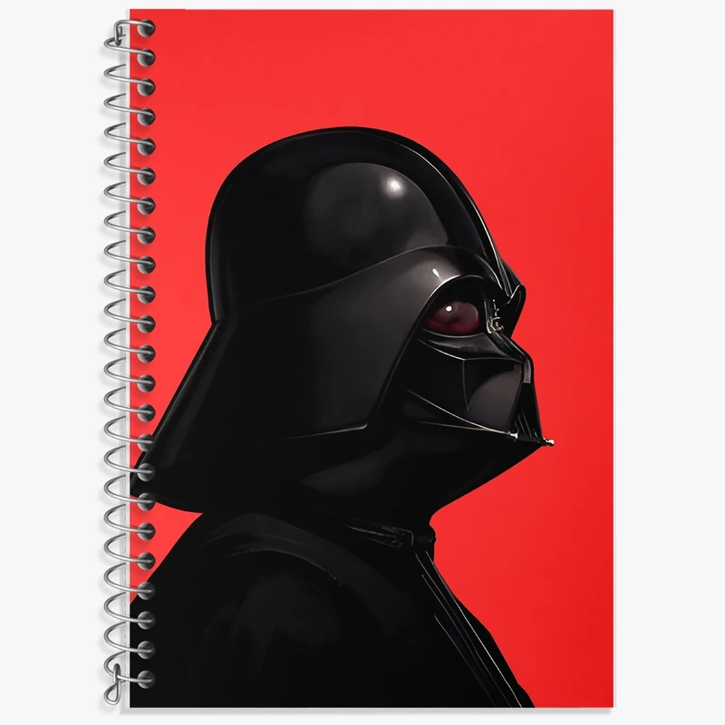 دفتر زبان 50 برگ خندالو مدل سه خط طرح جنگ ستارگان کد F9382