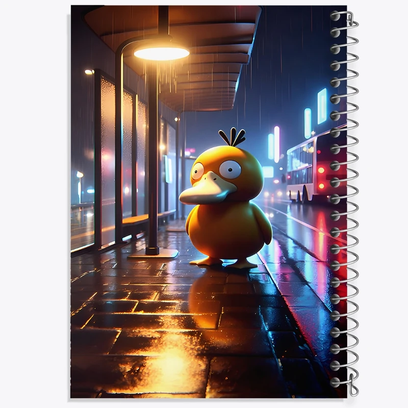 دفتر ژورنال نویسی 50 برگ خندالو مدل نقطه ای طرح جوجه اردک کد F8970