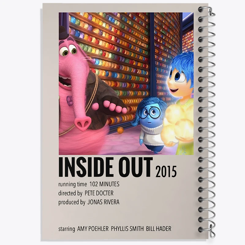 دفتر نقاشی 50 برگ خندالو طرح اینساید اوت (Inside Out) کد F13233