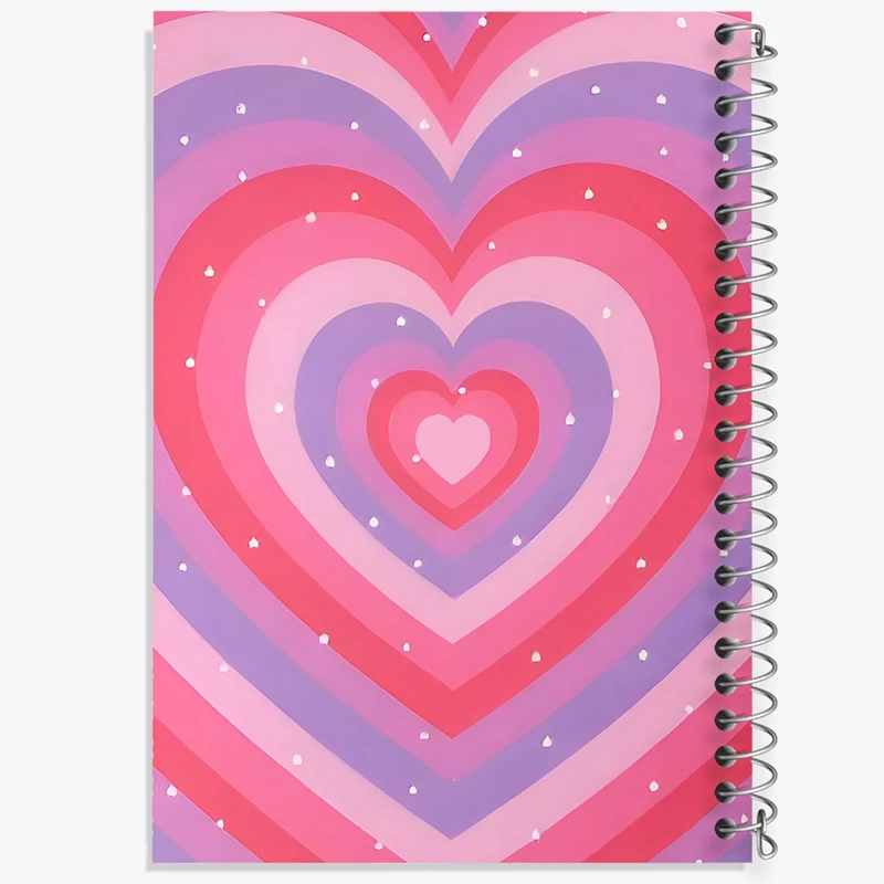 دفتر طراحی 50 برگ خندالو طرح قلب کد N6440