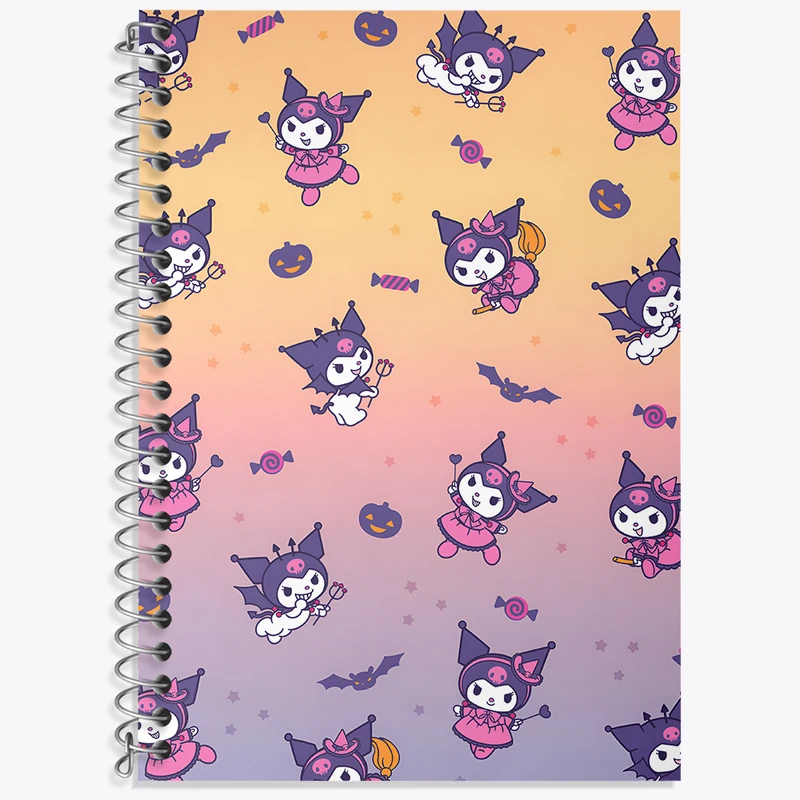 دفتر زبان دوخط 50 برگ خندالو طرح پترن کرومی کد N9045