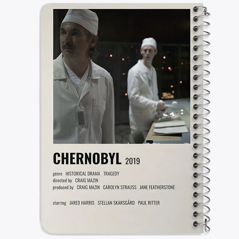 دفتر یادداشت 50 برگ خندالو طرح چرنوبیل (Chernobyl) کد F13347