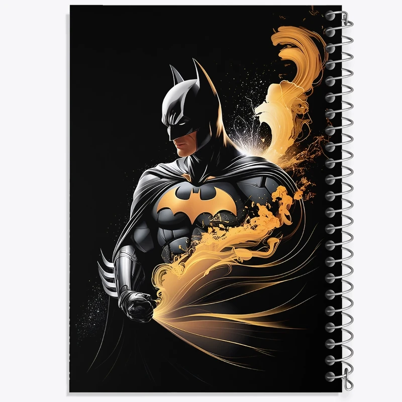 دفتر طراحی 50 برگ خندالو طرح بتمن (Batman) کد F12726