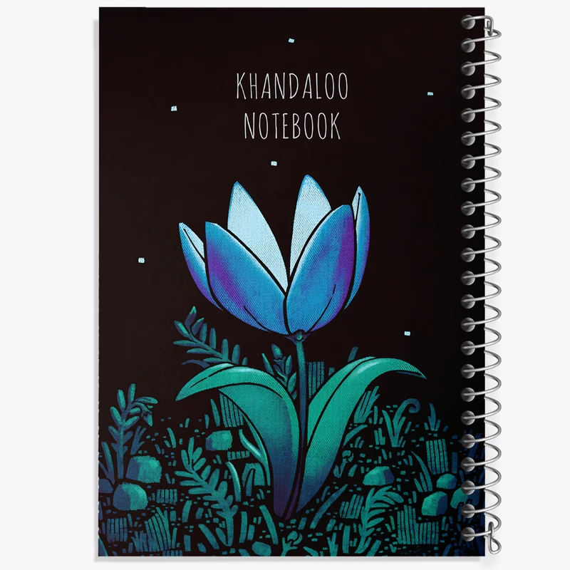 دفتر مشق 100 برگ خندالو طرح گل لاله کد N8866