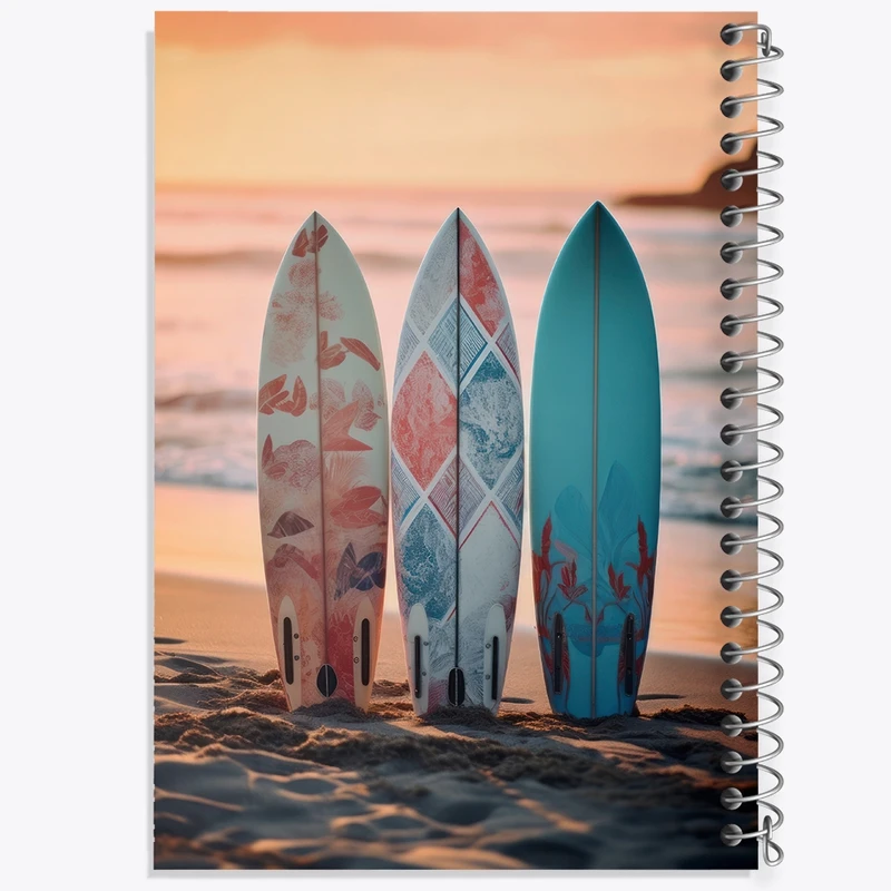 دفتر لیست خرید 50 برگ خندالو طرح تخته موج سواری کد F3563