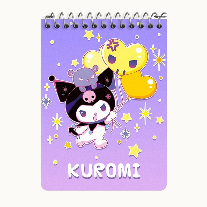 دفتر یادداشت 50 برگ خندالو طرح کرومی (Kuromi) کد N9008