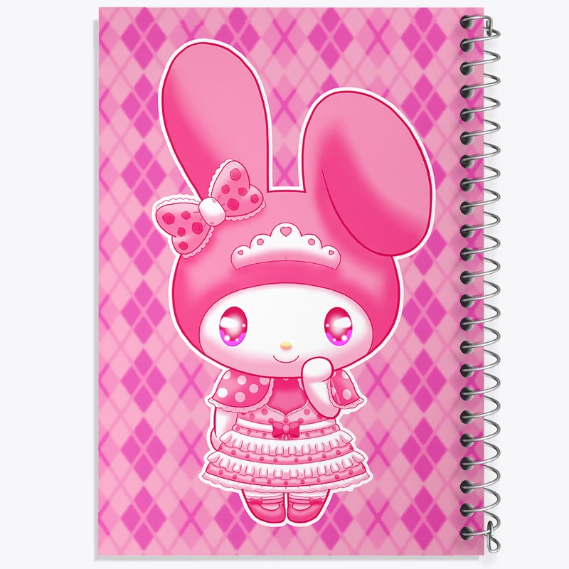 دفتر مشق 100 برگ خندالو طرح کرومی (Kuromi) کد N7804