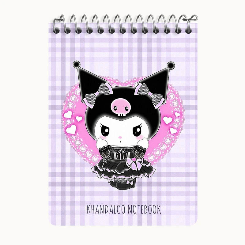 دفتر یادداشت 50 برگ خندالو طرح کرومی (Kuromi) کد N8972