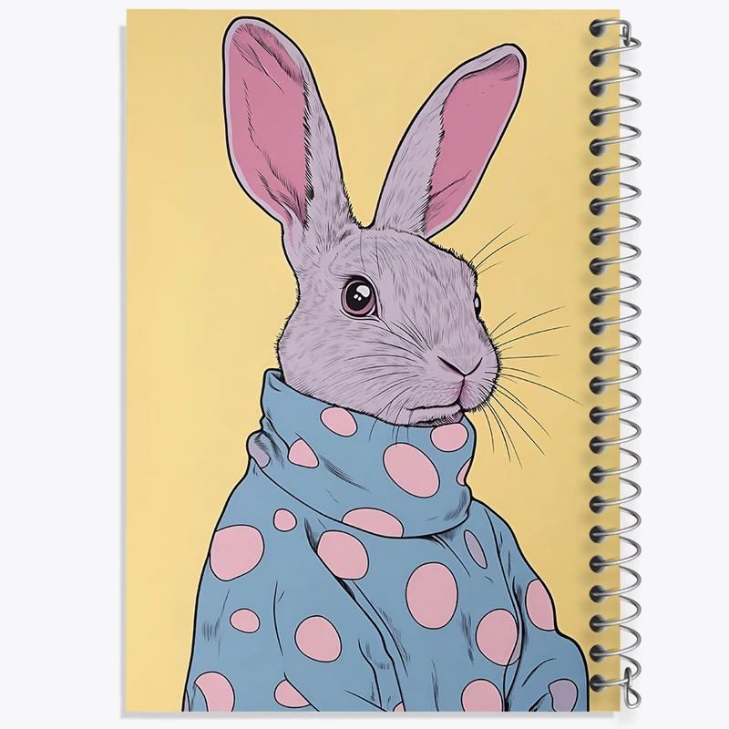 دفتر مشق 50 برگ خندالو طرح خرگوش کد F10317