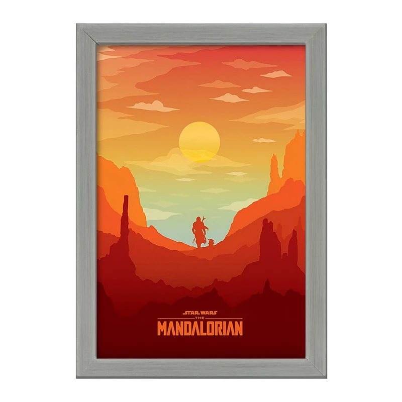 تابلو خندالو طرح مندلورین (The Mandalorian) کد F13750