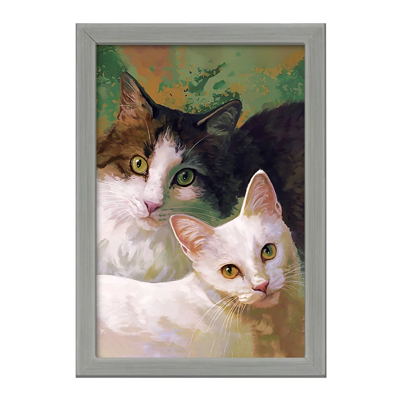 تابلو خندالو طرح گربه ها کد F9329