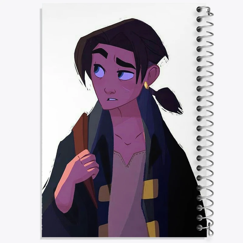 دفتر طراحی 50 برگ خندالو طرح انیمیشن سیاره گنج Treasure Planet  کد 13765