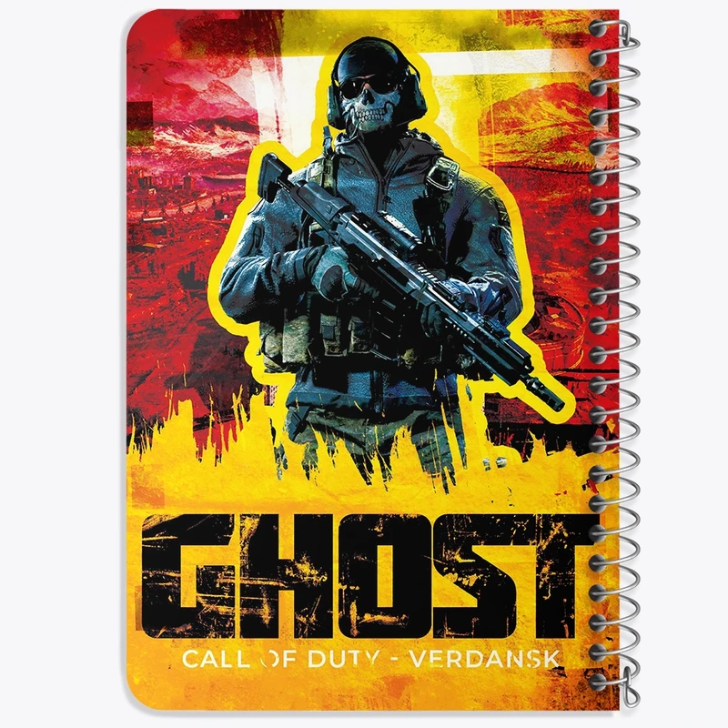دفتر یادداشت 50 برگ خندالو طرح کال اف دیوتی (Call of duty) کد F311