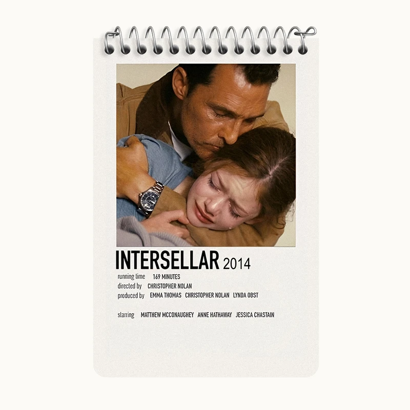 دفتر یادداشت 50 برگ خندالو طرح میان ستاره ای (Interstellar) کد F13300
