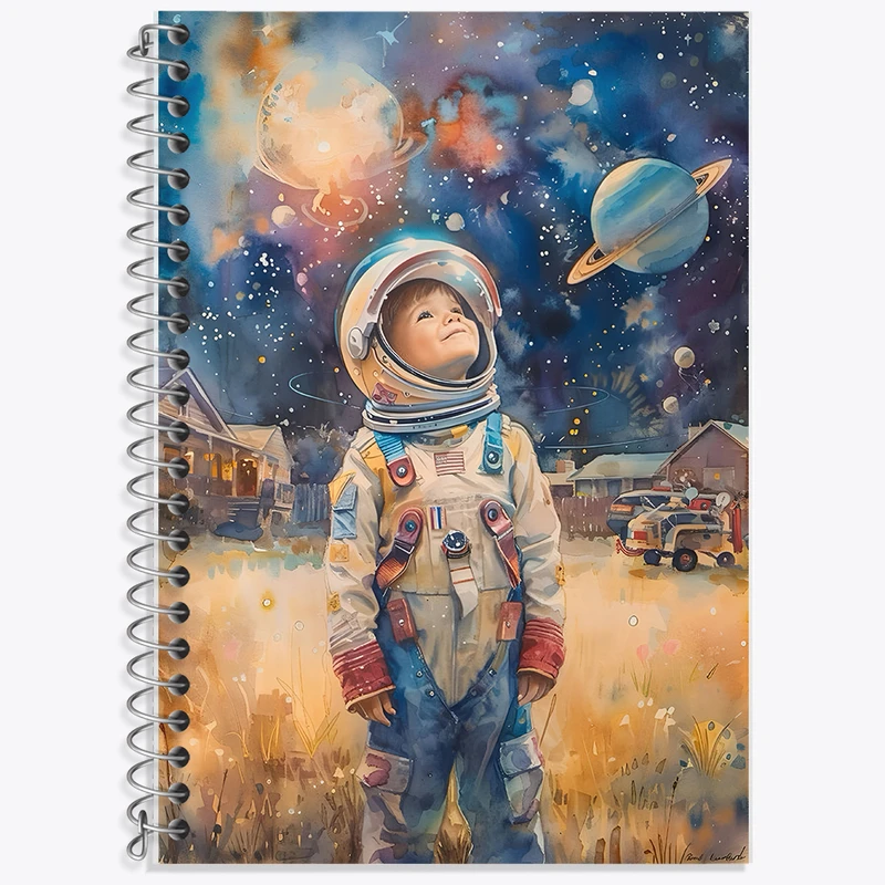 دفتر نت موسیقی 50 برگ خندالو طرح پسر فضانورد کد F10936