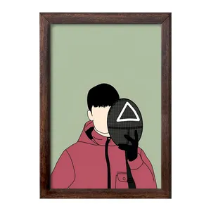 تابلو خندالو طرح بازی مرکب (Squid Game) کد F10139