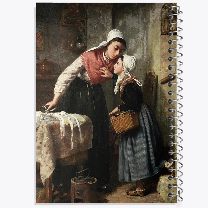 دفتر مشق 50 برگ خندالو طرح نقاشی ماموریت اثر پیر ژان ادموند کستان کد F12368