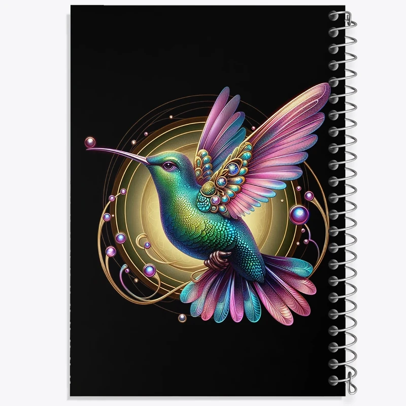 دفتر طراحی 50 برگ خندالو طرح پرنده کد N1483