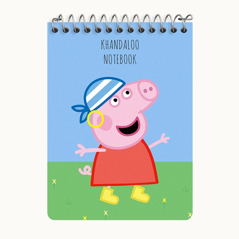 دفتر یادداشت 50 برگ خندالو طرح انیمیشن پپا پیگ (Peppa Pig) کد N9227