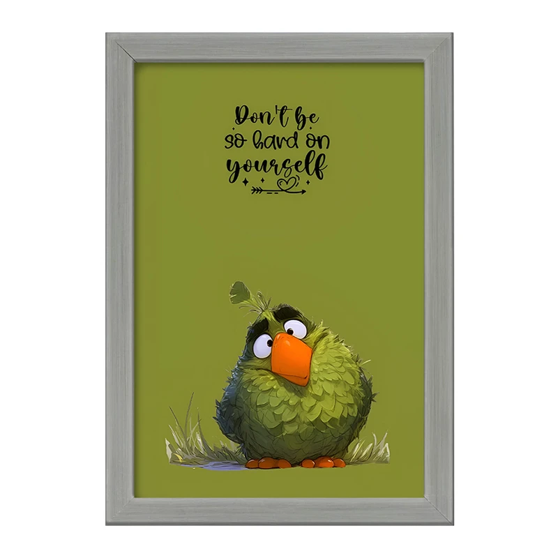 تابلو خندالو طرح Don't Be Go Hard On Yourself کد F5838