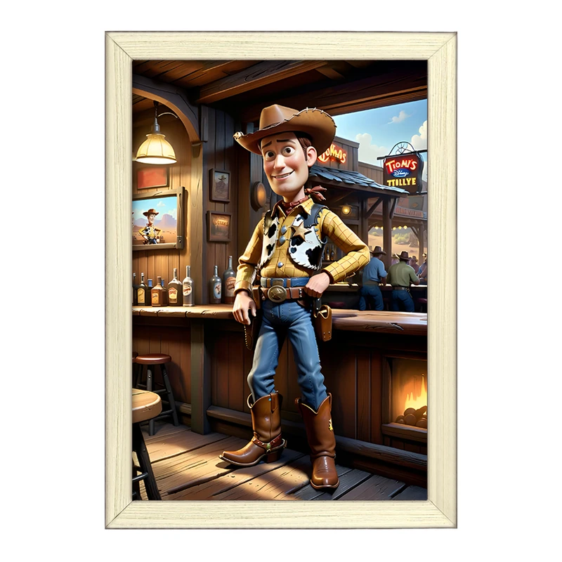 تابلو خندالو طرح داستان اسباب بازی ها کد F11718