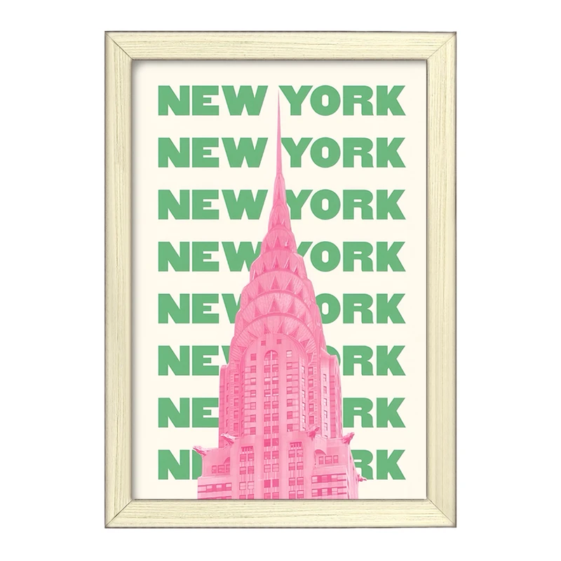 تابلو خندالو طرح نیویورک (New York) کد F5954