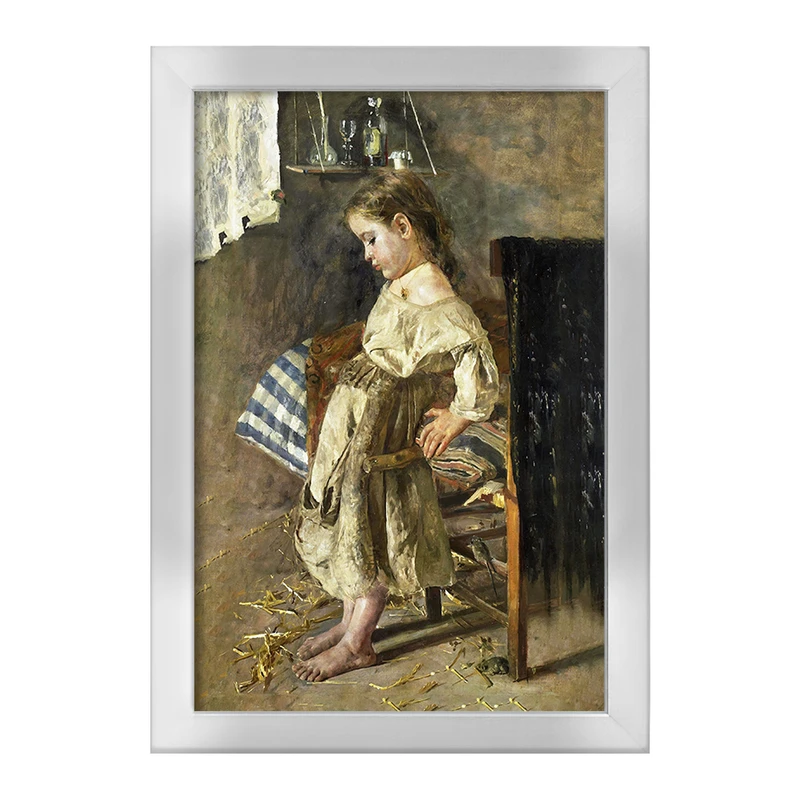 تابلو خندالو طرح نقاشی سلاح مهربان اثر استآنتونیو مانچینی کد F12283