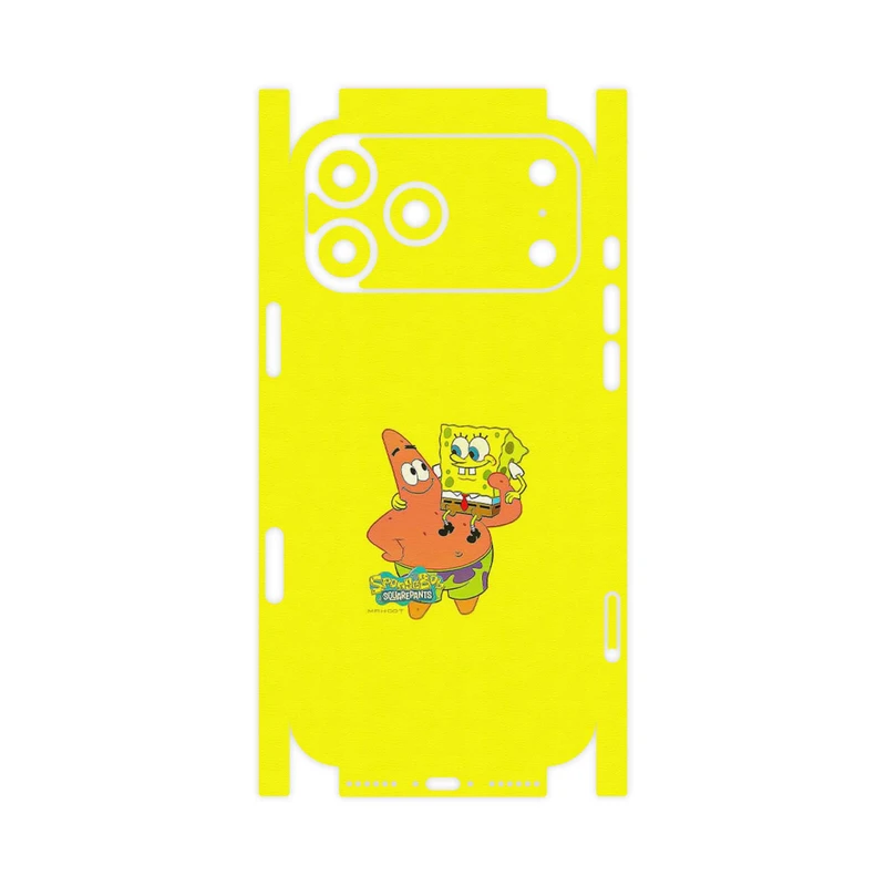 برچسب پوششی ماهوت مدل SpongeBob SquarePants-FullSkin مناسب برای گوشی موبایل اپل iPhone 17 Pro Max