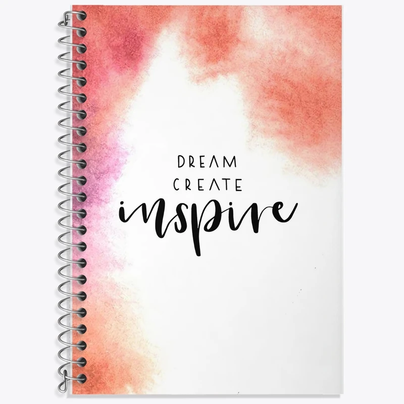 دفتر لغت 50 برگ خندالو طرح Dream Create Inspire کد F11499