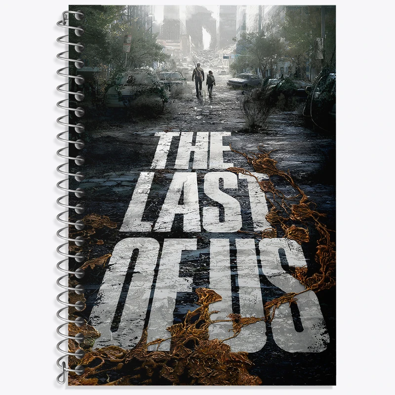 دفتر زبان 50 برگ خندالو طرح (The Last Of Us) آخرین بازمانده از ما کد N9308